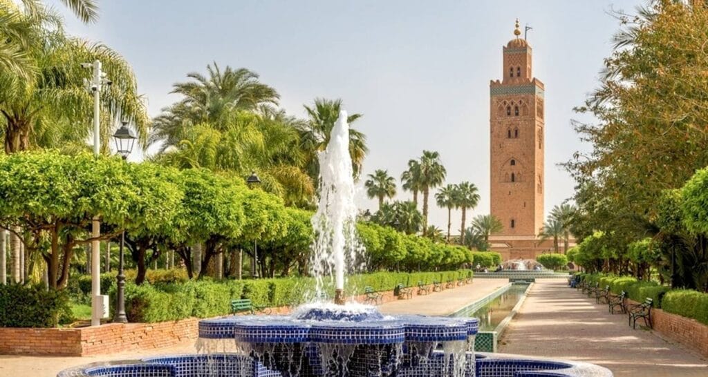 Admire the Koutoubia Mosque